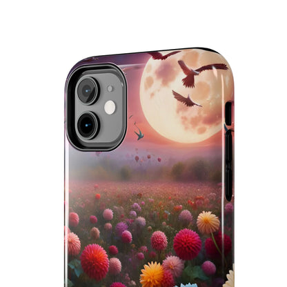 Flowers Under the Moon Tough Phone Case