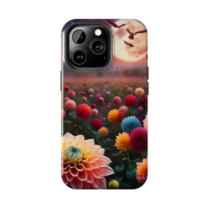 Flowers Under the Moon Tough Phone Case