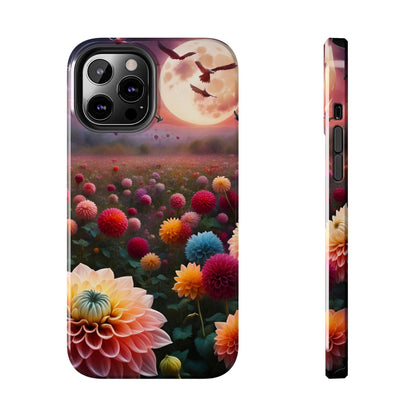 Flowers Under the Moon Tough Phone Case