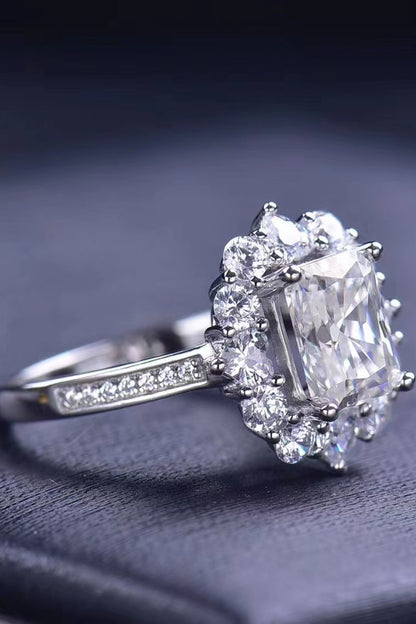 Two Carat Moissanite Ring