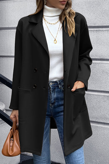 Women's Lapel Collar Long Sleeve Light  Blazer