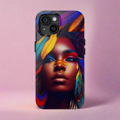 Beautiful Black Girl Tough Phone Case