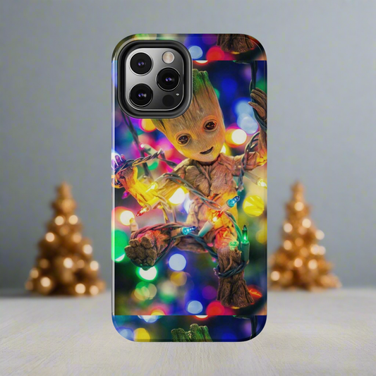 Christmas Groot design Tough Phone Cases