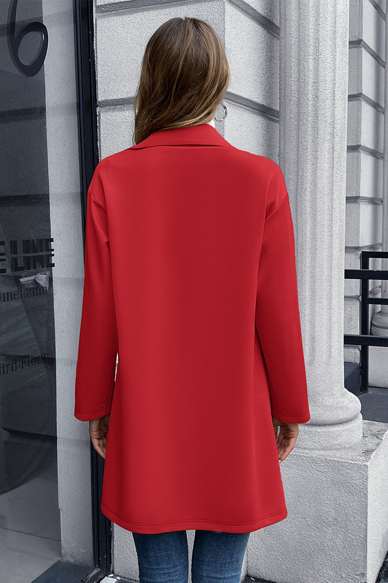 Women's Lapel Collar Long Sleeve Light  Blazer