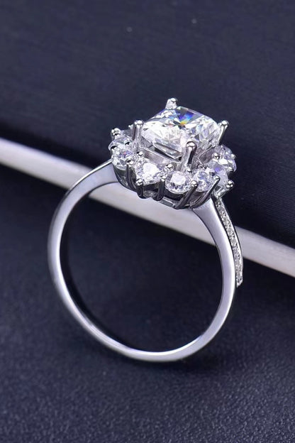 Two Carat Moissanite Ring